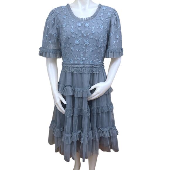 Harper Dresses & Skirts - Jessakae Harper Dress in Slate Blue Size L NWT